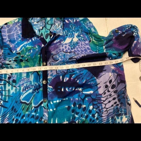 ‎ROAMAN’S Multi-Color Women’sTop Sz 24,Bohemian - Picture 13 of 13